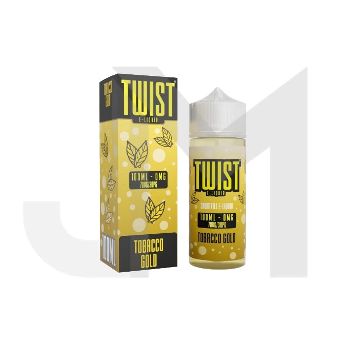 0mg Twist E-liquids 100ml Shortfill (70VP/30PG)
