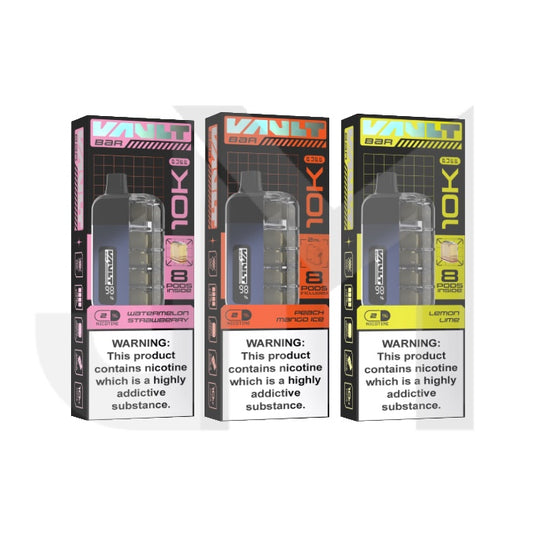 20mg Vault Bar 10K Prefilled Pod Vape Kit