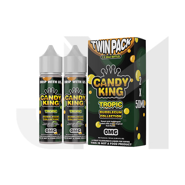 Candy King By Drip More 50ml Shortfill 0mg Twin Pack (70VG/30PG)