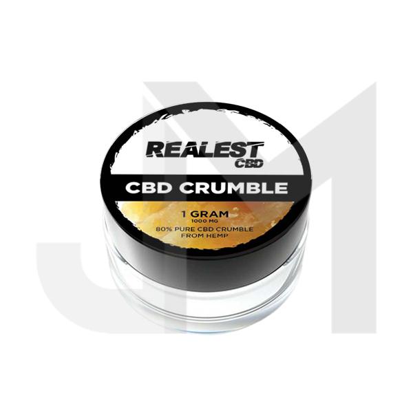 Realest CBD 1000mg 80% Broad Spectrum CBD Crumble (BUY 1 GET 1 FREE)