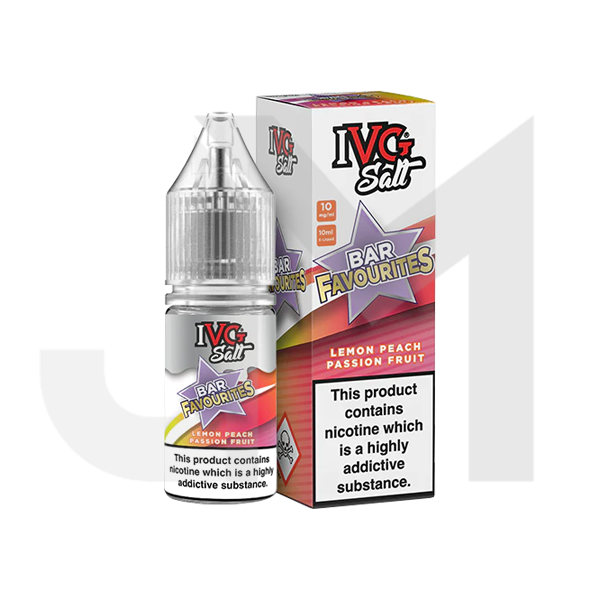 10mg I VG Bar Favourites 10ml Nic Salts (50VG/50PG)