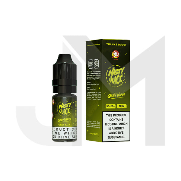 Nasty 50/50 12mg 10ml E-Liquids (50VG/50PG)