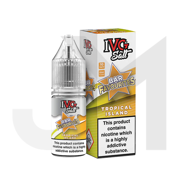 20mg I VG Bar Favourites 10ml Nic Salts (50VG/50PG)