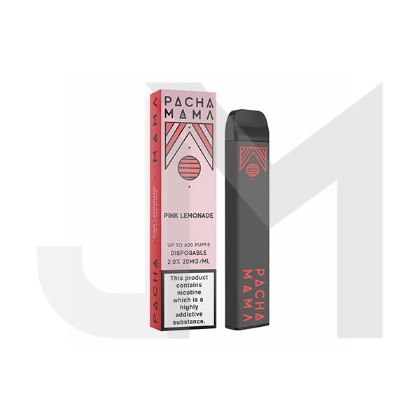 20mg Pacha Mama Disposable Vaping Device 600 Puffs