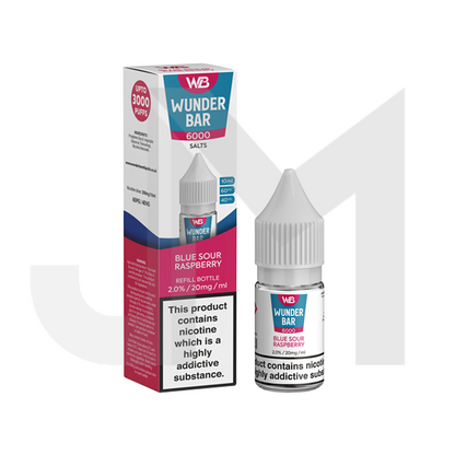 20mg Wunderbar 6000 Salts 10ml Nic Salts (60PG/40VG)