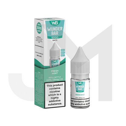 20mg Wunderbar 6000 Salts 10ml Nic Salts (60PG/40VG)