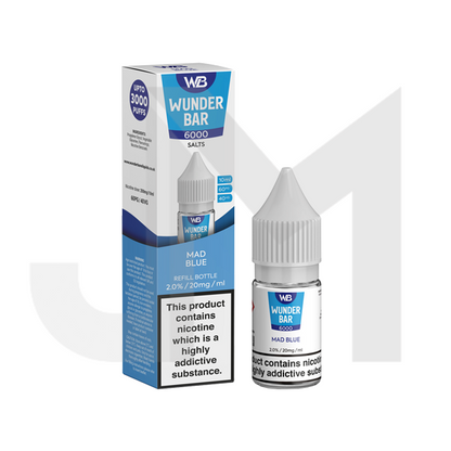 20mg Wunderbar 6000 Salts 10ml Nic Salts (60PG/40VG)