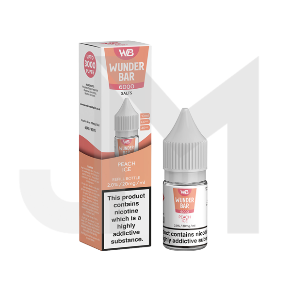 20mg Wunderbar 6000 Salts 10ml Nic Salts (60PG/40VG)