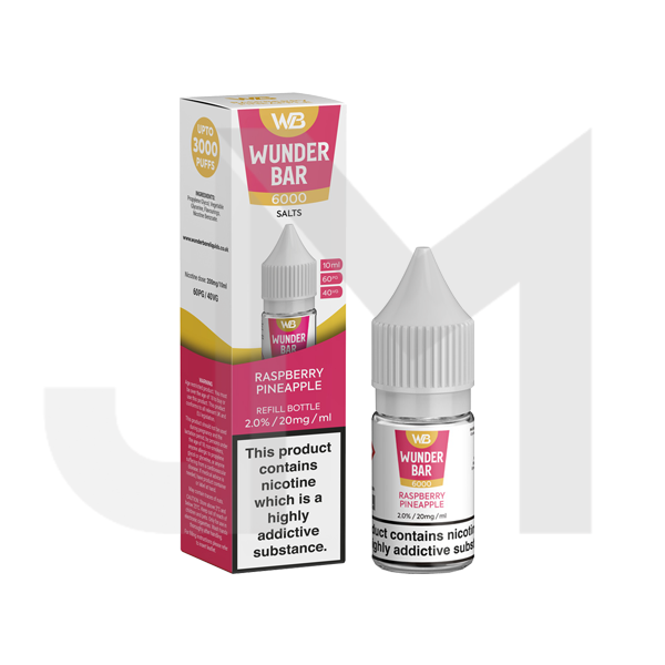 20mg Wunderbar 6000 Salts 10ml Nic Salts (60PG/40VG)