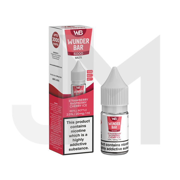 20mg Wunderbar 6000 Salts 10ml Nic Salts (60PG/40VG)