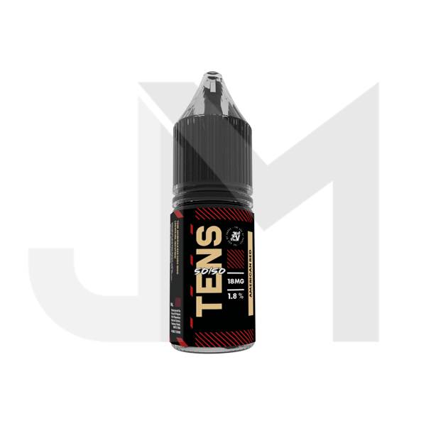 6mg Tens 50/50 10ml (50VG/50PG) - (Full Box) Pack Of 10 6mg Tens 50/50 10ml (50VG/50PG) - (Full Box) Pack Of 10