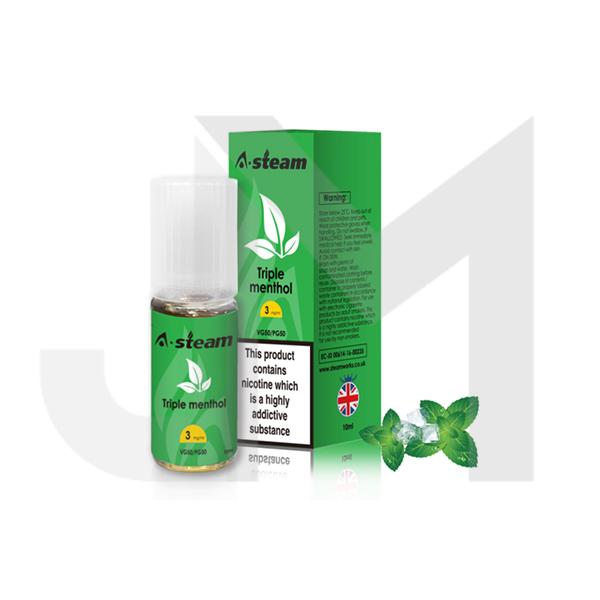 A-Steam Fruit Flavours 18MG 10ML (50VG/50PG)