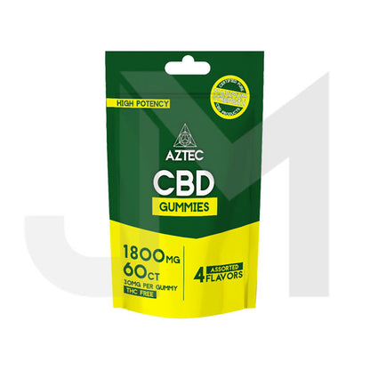 Aztec CBD Broad Spectrum 300mg CBD Gummies - 60 Pieces