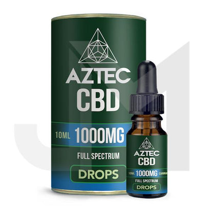 Aztec CBD Full Spectrum Hemp Oil 1000mg CBD 10ml