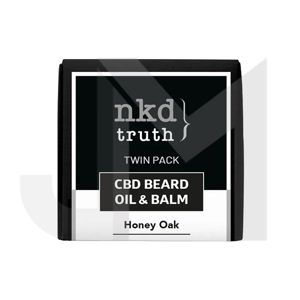 NKD 150mg CBD Twin Pack Honey Tobacco Beard Oil and balm (BUY 1 GET 1 FREE)