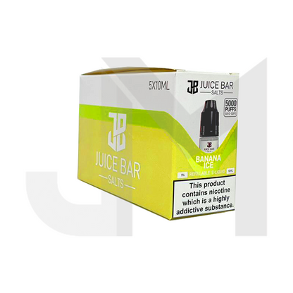 10mg Juice Bar Salts 10ml Nic Salts - Pack Of 5 (50VG/50PG)