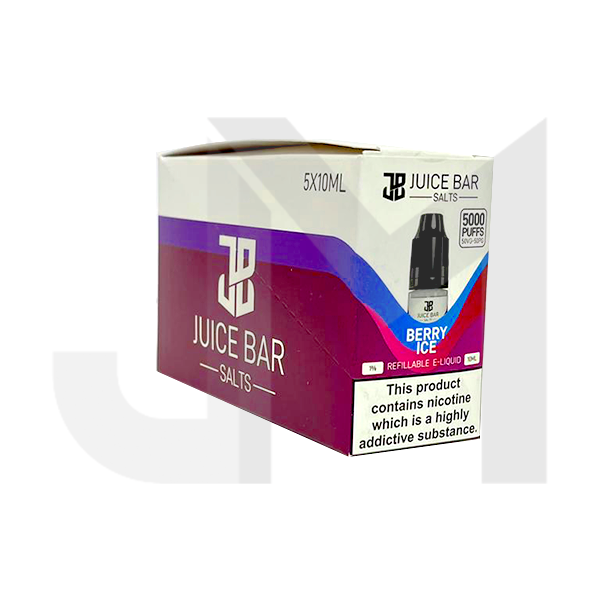 10mg Juice Bar Salts 10ml Nic Salts - Pack Of 5 (50VG/50PG)