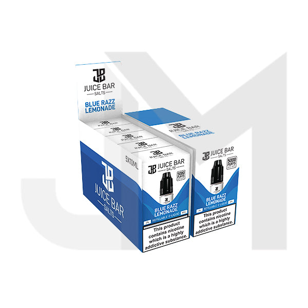 10mg Juice Bar Salts 10ml Nic Salts - Pack Of 5 (50VG/50PG)