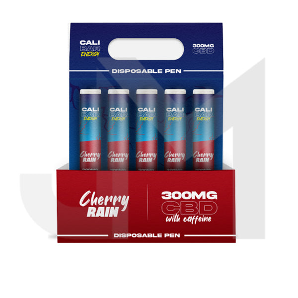 CALI BAR ENERGY with Caffeine Full Spectrum 300mg CBD Vape Disposable