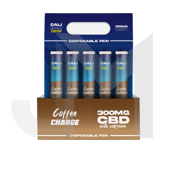 CALI BAR ENERGY with Caffeine Full Spectrum 300mg CBD Vape Disposable
