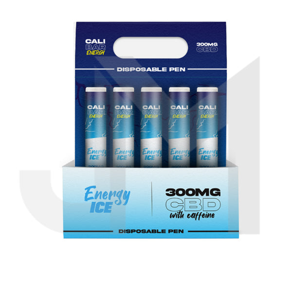 CALI BAR ENERGY with Caffeine Full Spectrum 300mg CBD Vape Disposable