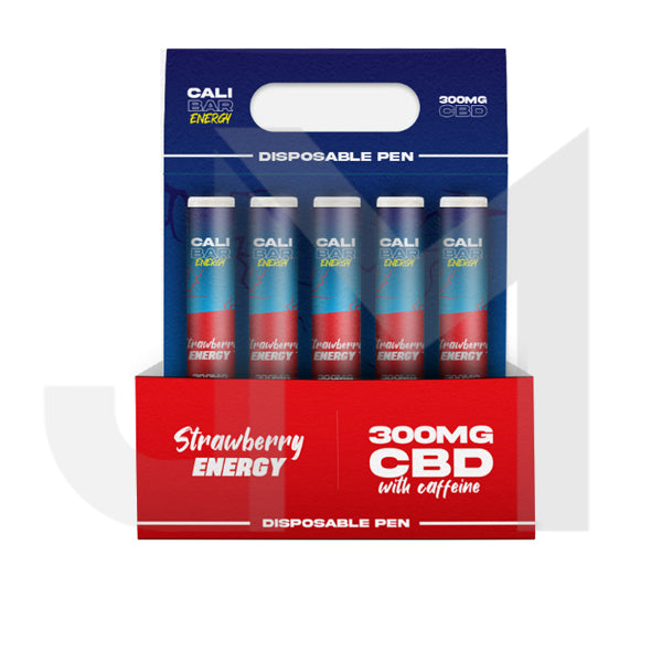 CALI BAR ENERGY with Caffeine Full Spectrum 300mg CBD Vape Disposable