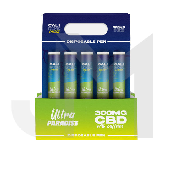 CALI BAR ENERGY with Caffeine Full Spectrum 300mg CBD Vape Disposable