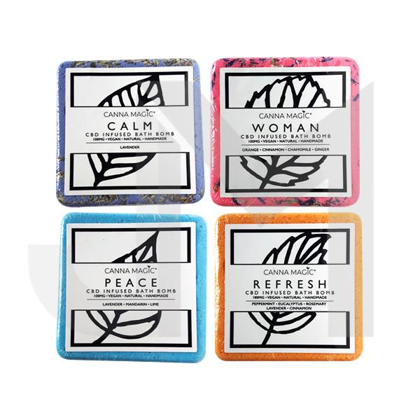 Canna Magic Handmade 100mg CBD Bath Bombs