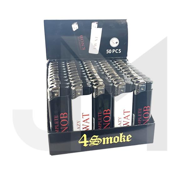 50 x 4Smoke Electronic Printed Lighters - YZ218DK