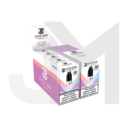 10mg Juice Bar Salts 10ml Nic Salts - Pack Of 5 (50VG/50PG)