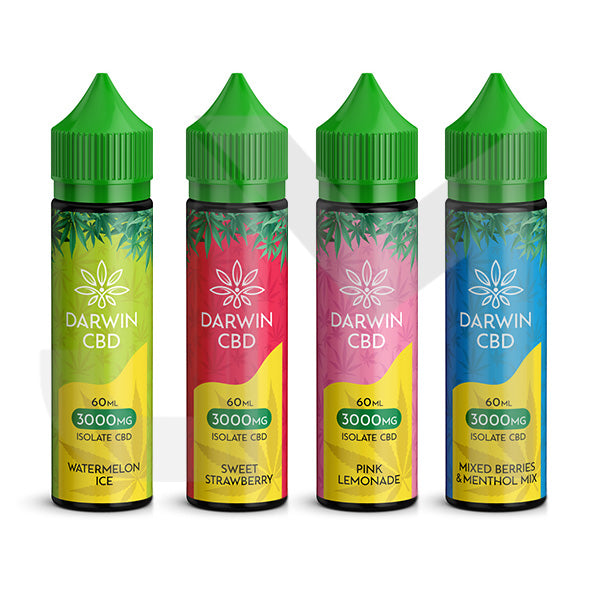 Darwin 3000mg CBD Isolate E-Liquid 60ml