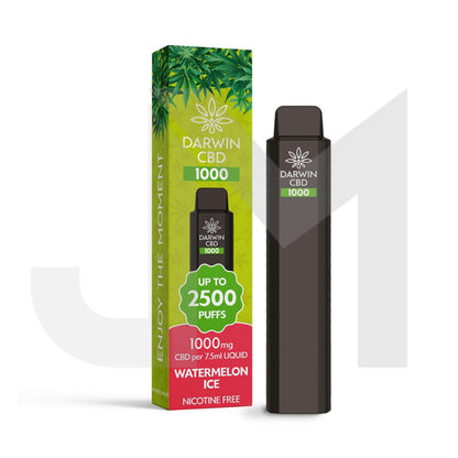 Darwin CBD 1000mg Disposable Vape Device 2500 Puffs
