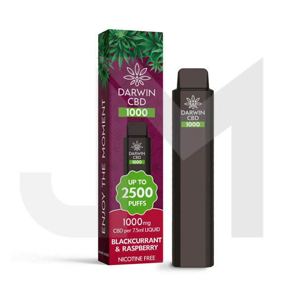 Darwin CBD 1000mg Disposable Vape Device 2500 Puffs