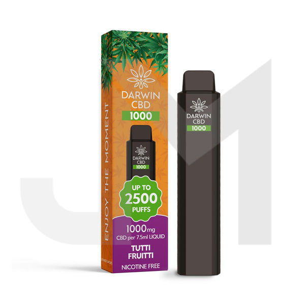 Darwin CBD 1000mg Disposable Vape Device 2500 Puffs