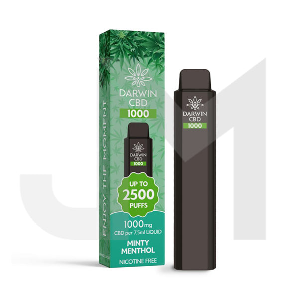 Darwin CBD 1000mg Disposable Vape Device 2500 Puffs