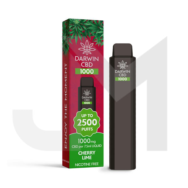 Darwin CBD 1000mg Disposable Vape Device 2500 Puffs