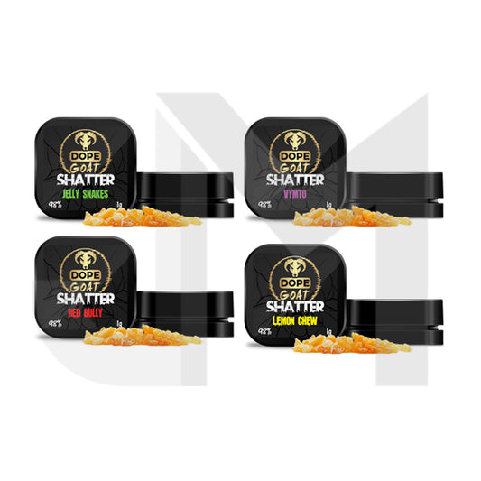 Dope Goat Shatter 98% CBD 1g