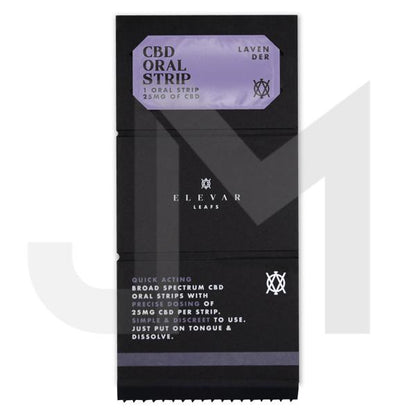 Elevar Leafs 125mg CBD Oral Strips