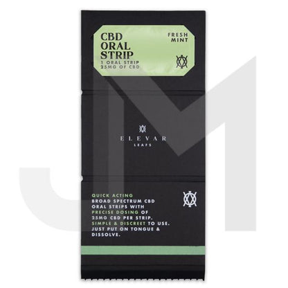Elevar Leafs 125mg CBD Oral Strips