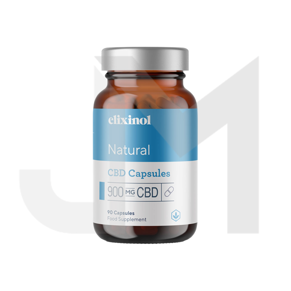 Elixinol 900mg CBD Hemp Oil Natural Capsules - 90 Caps