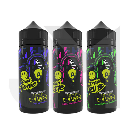 Flavour Raver E-Vaper-8 100ml Shortfill 0mg (70VG/30PG)