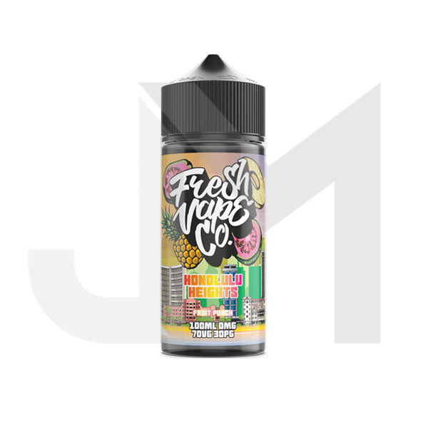 Fresh Vape Co 100ml Shortfill 0mg (70VG/30PG)