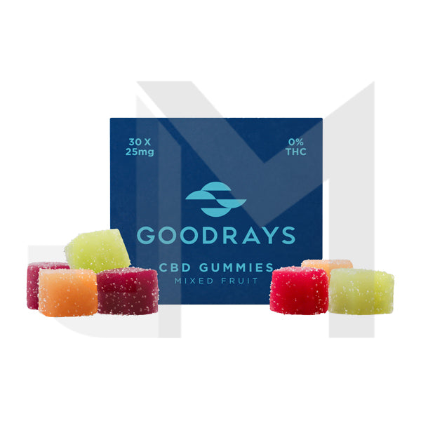 Goodrays 750mg CBD Mixed Gummies - 30 Pieces