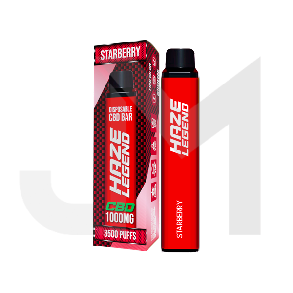 Haze Legend 1000mg CBD Disposable Vape Device 3500 Puffs