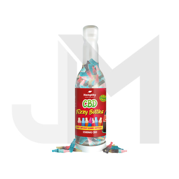 Hempthy 1500mg CBD Fizzy Bottles Gummy Mix - 300 Pieces