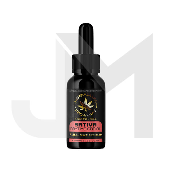 Herbaleyes 1500mg Full Spectrum CBD Sativa Oil - 30ml