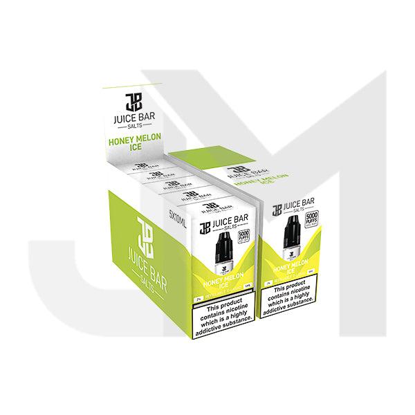10mg Juice Bar Salts 10ml Nic Salts - Pack Of 5 (50VG/50PG)