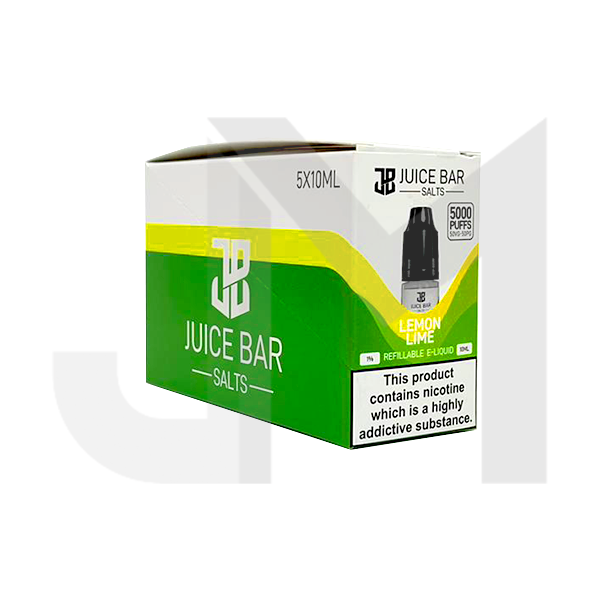 10mg Juice Bar Salts 10ml Nic Salts - Pack Of 5 (50VG/50PG)