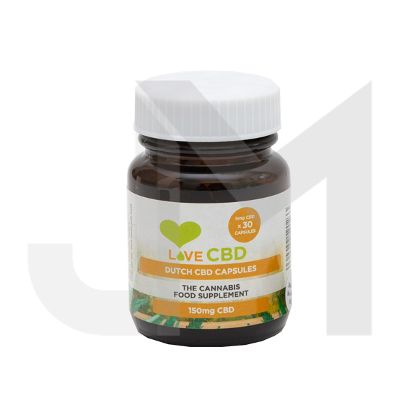 Love CBD 150mg Dutch CBD Capsules - 30 Caps