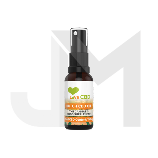 Love CBD 150mg Dutch CBD Oil Spray - 20ml